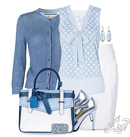 نحوه ی ست کردن با تاپ خالدار, مدل های ست با تاپ خالدار, ایده برای ست کردن با تاپ های خالدار